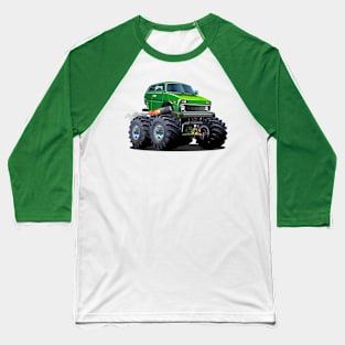 Cartoon monster truck Baseball T-Shirt